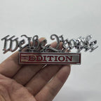 Cross-border supply Car modification label we the people Metal car sticker EDITION Body sticker Tail sticker
