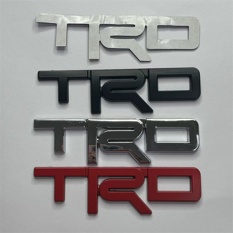 Suitable for modified English TRD car sticker TRD sticker TRD English sticker, rear trunk sticker, new US version