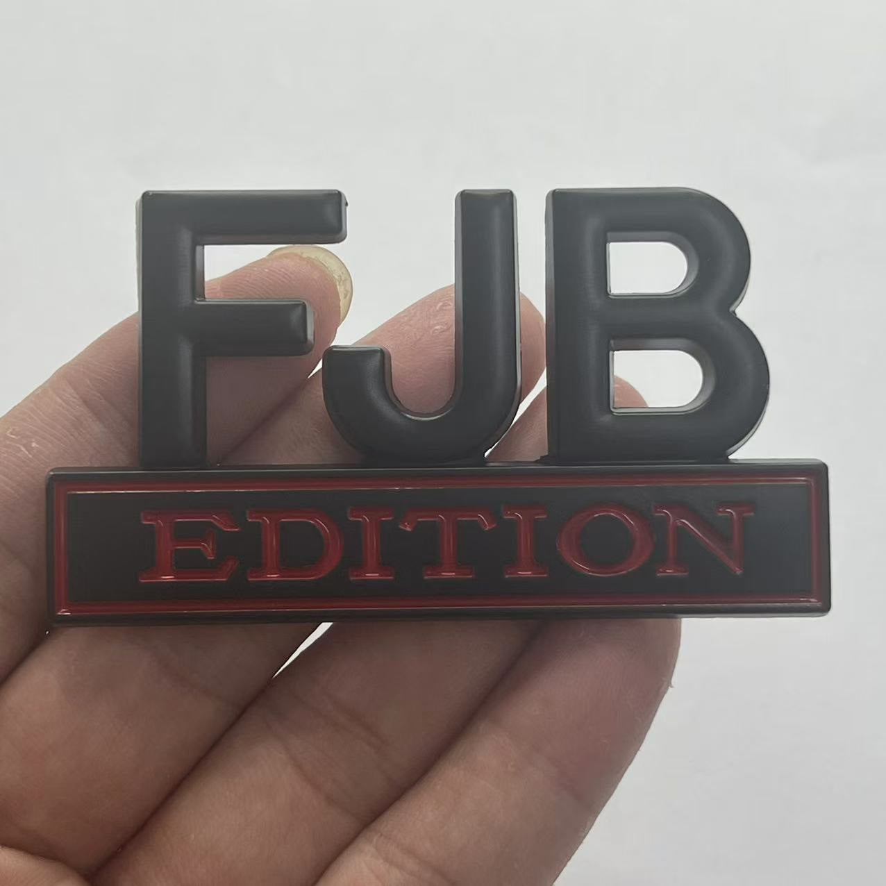 Cross-border exclusive supply, car modification label #FJB EDITION body sticker rear label FJB EDITION fender