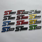 Metal STline car labeling, suitable for Ford Sharp Modified Car Label Performance ST Sports Body Tailgate Label