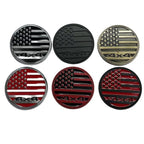 The new 4x4 American flag decorative sticker is suitable for Jeep, Chevrolet, pickup truck modified 4x4 American flag car sticker