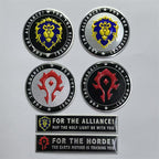 World of Warcraft car sticker wow car sticker for tribal alliance Warcraft car logo, fuel tank sticker rear scratch sticker