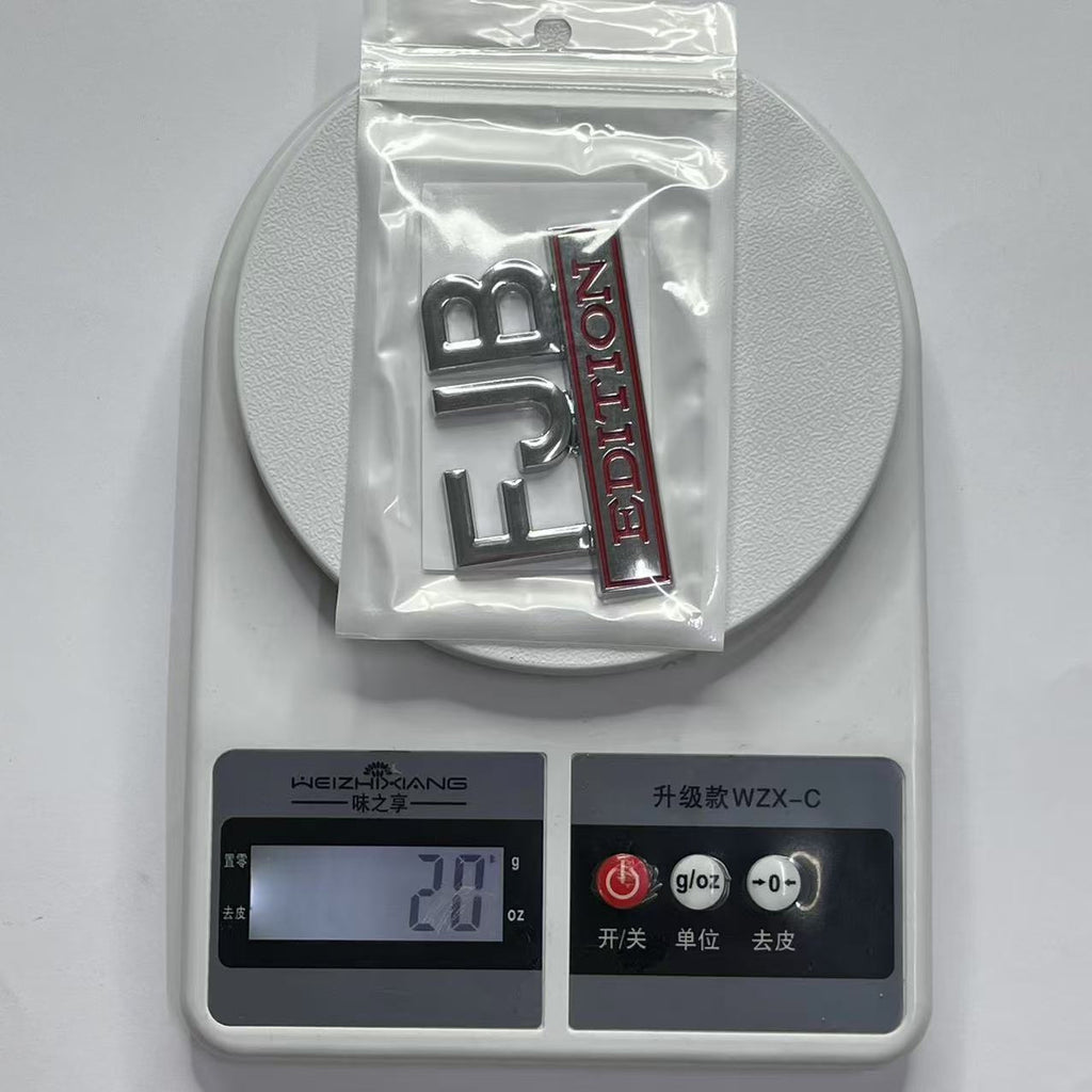 Cross-border exclusive supply, car modification label #FJB EDITION body sticker rear label FJB EDITION fender