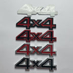 Off-road vehicle 4-wheel drive car sticker 4X4 body sticker modified body tailgate decorative sticker 3D three-dimensional sticker car sticker middle net sticker