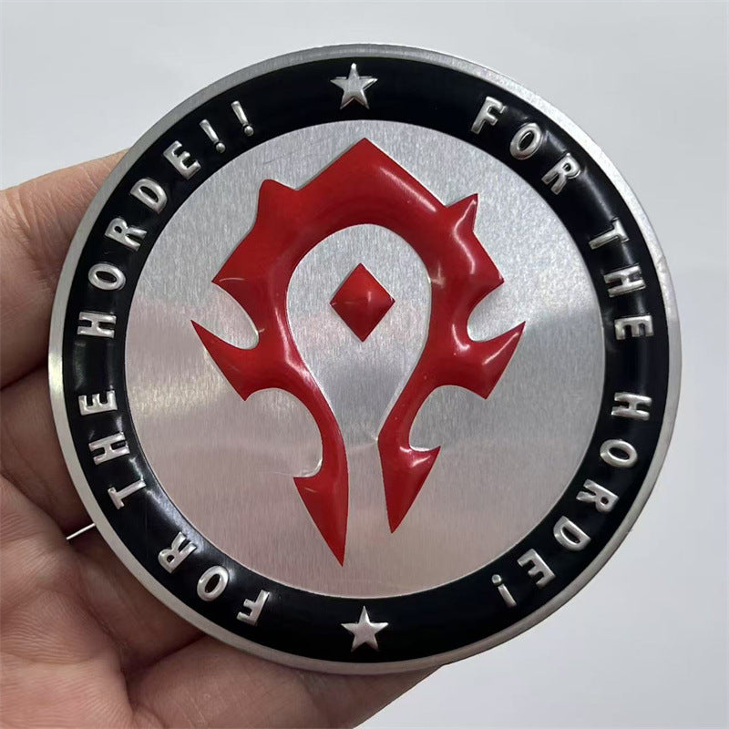 World of Warcraft car sticker wow car sticker for tribal alliance Warcraft car logo, fuel tank sticker rear scratch sticker