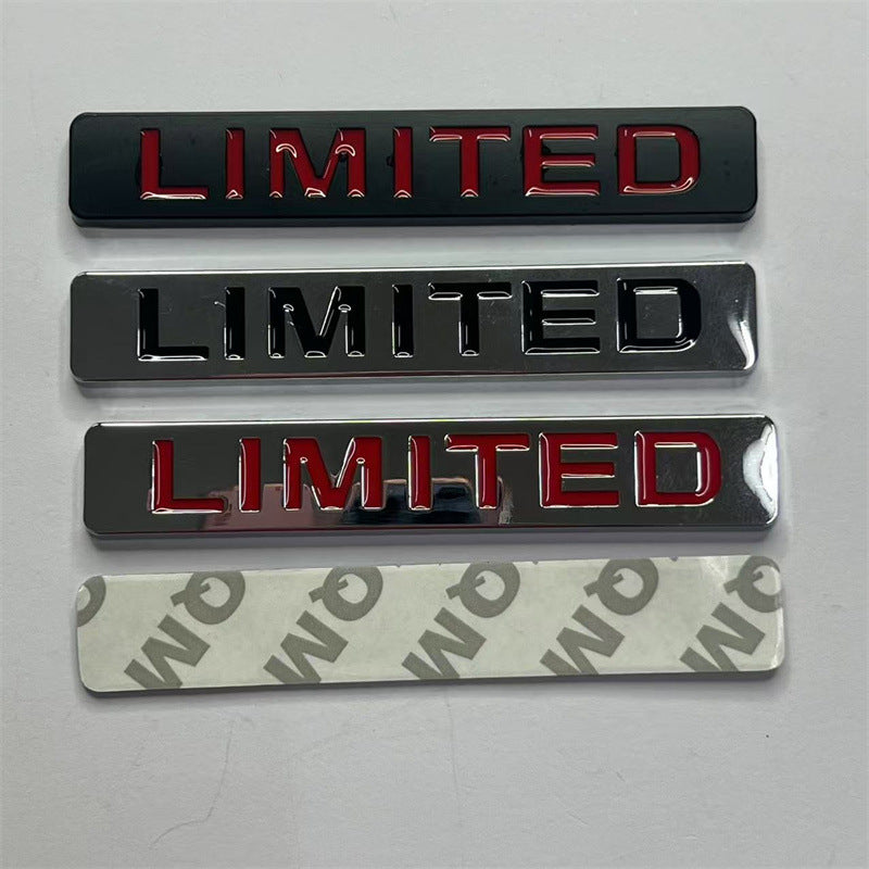 Metal limited edition car logo for jeep wrangler, compass, freelancer, free light car sticker