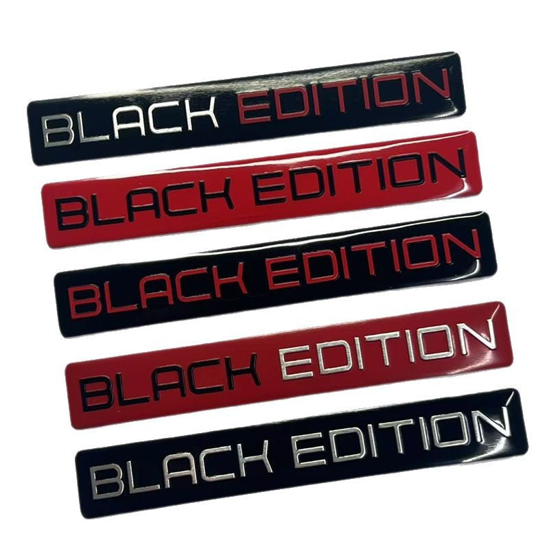 Black edition sticker, badge, Darth Vader metal sticker, all black body sticker rear sticker