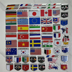 跨境车贴广告定 制装饰贴纸汽车锌合金车身贴定 做铝合金摩托车贴