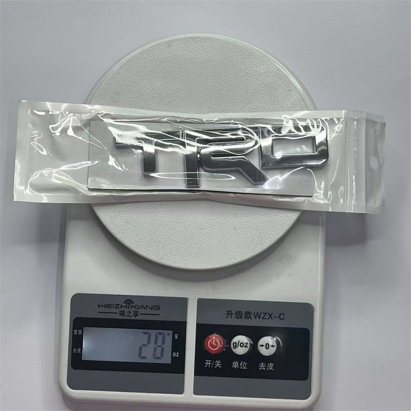 Suitable for modified English TRD car sticker TRD sticker TRD English sticker, rear trunk sticker, new US version