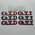 Suitable for Volkswagen POLO Golf 6 7 car logo side label GTI GTD tail label R car label modified metal label