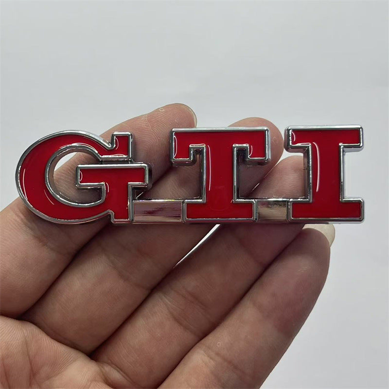 Suitable for POLO Golf GTI car logo, leaf board car logo, rabbit car sticker, personalized modification, tail label decorative sticker