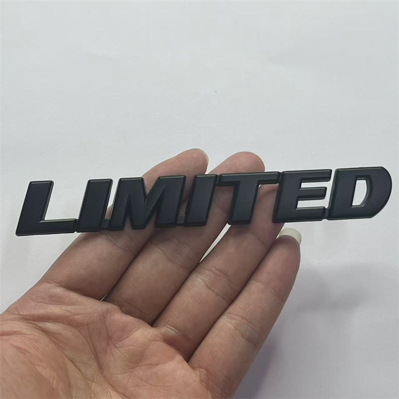 Suitable for Toyota Highlander LIMITED English car sticker, Highlander LIMITED metal modification label