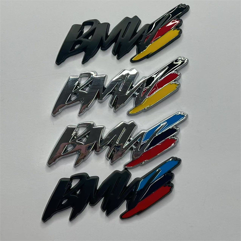 Suitable for BMW BMW fender side sticker M sticker car sticker modified 3 series 5 series X1X3 metal decorative tail sticker