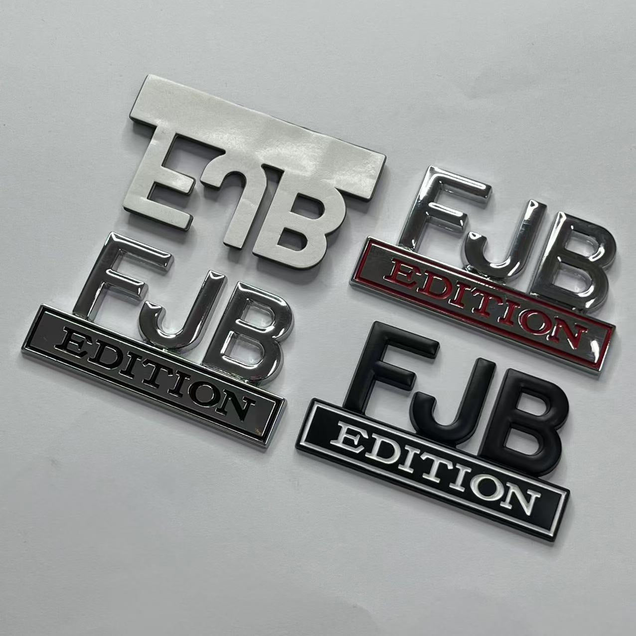 Cross-border exclusive supply, car modification label #FJB EDITION body sticker rear label FJB EDITION fender