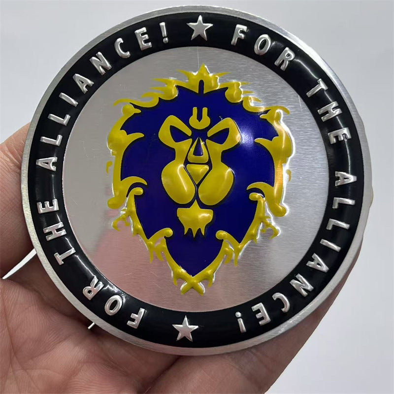 World of Warcraft car sticker wow car sticker for tribal alliance Warcraft car logo, fuel tank sticker rear scratch sticker