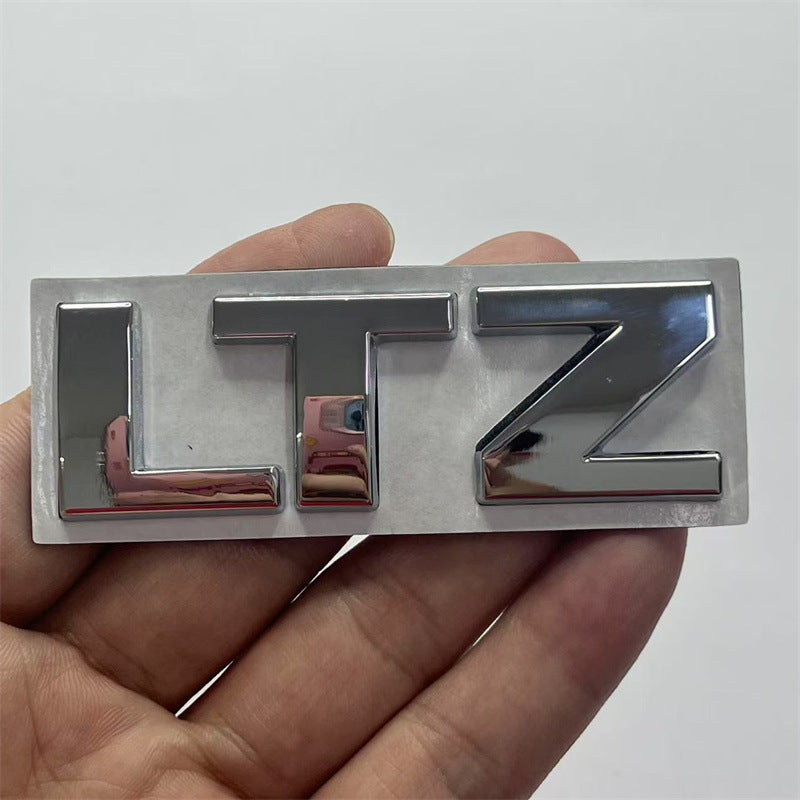 Suitable for Chevrolet Copache Saboban Corvette LTZ car logo, labeling tail label, metal modification label