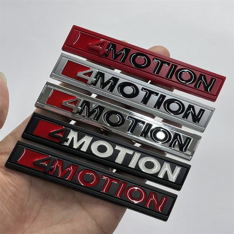 Applicable, Maiteng Tanyue Exploration Song Tuyue Passat Fender 4MOTION four-wheel drive mark tail mark, modified car sticker