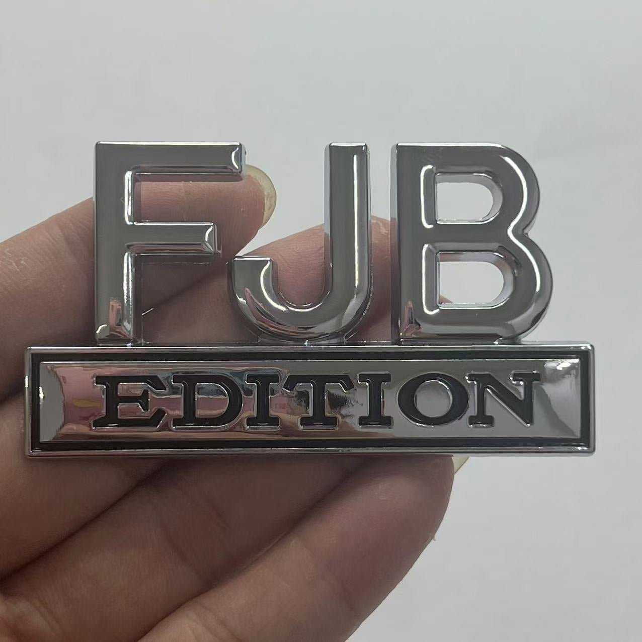 Cross-border exclusive supply, car modification label #FJB EDITION body sticker rear label FJB EDITION fender