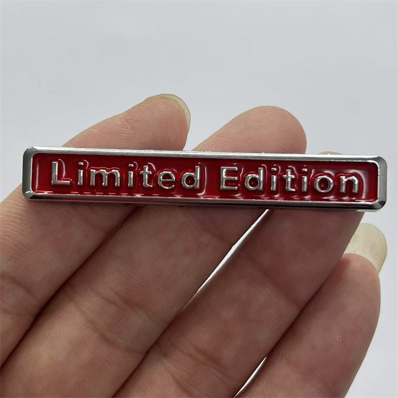 Cross-border small S345678 4WD modified rear sticker quattro Limited metal logo modified sticker