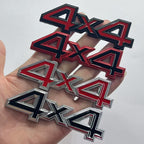 Off-road vehicle 4-wheel drive car sticker 4X4 body sticker modified body tailgate decorative sticker 3D three-dimensional sticker car sticker middle net sticker