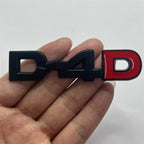 Applicable to Toyota D4D car logo Prado Highlander Road Cruiser 4x4 modified rear sticker, leaf sticker, car sticker