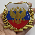 Car sticker personalized creative metal covering scratches sticker fuel tank cover sticker Russian flag tail sticker modified eagle sticker