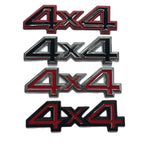 Off-road vehicle 4-wheel drive car sticker 4X4 body sticker modified body tailgate decorative sticker 3D three-dimensional sticker car sticker middle net sticker