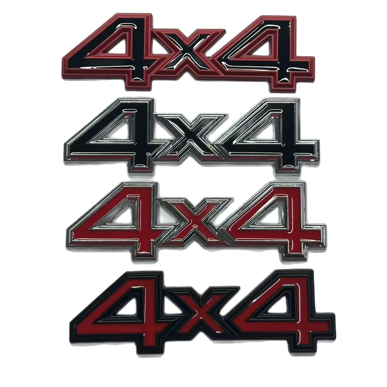 Off-road vehicle 4-wheel drive car sticker 4X4 body sticker modified body tailgate decorative sticker 3D three-dimensional sticker car sticker middle net sticker