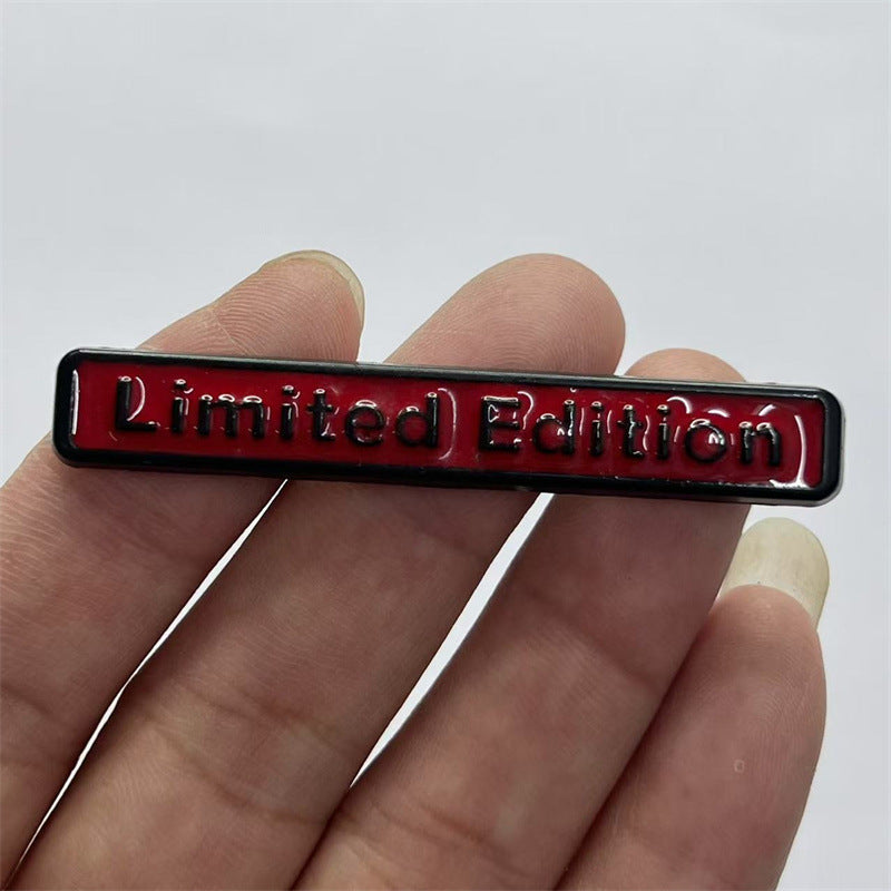 Cross-border small S345678 4WD modified rear sticker quattro Limited metal logo modified sticker