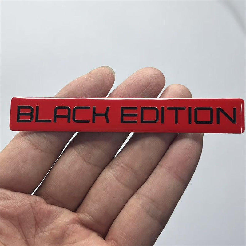 Black edition sticker, badge, Darth Vader metal sticker, all black body sticker rear sticker