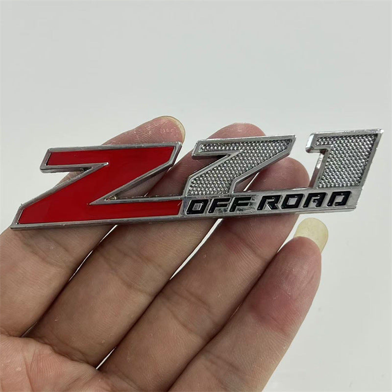 Auto metal modified car logo Z71 personalized metal car label Z71 car decoration car sticker, personalized tail sticker