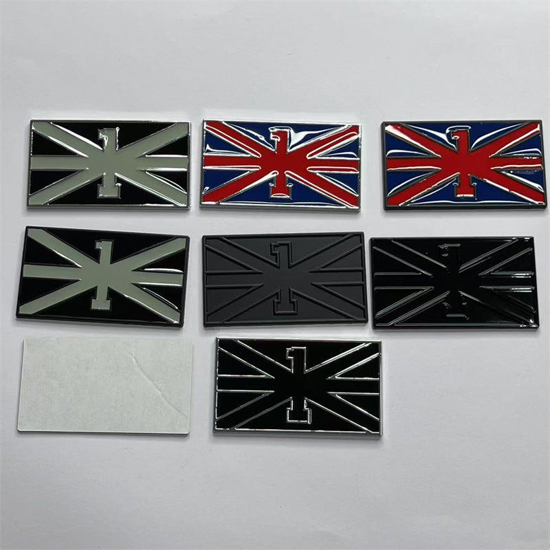 Applicable to British Royal, Land Rover car stickers, Range Rover Star Union Jack metal body decoration stickers side stickers tail stickers
