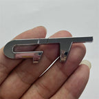 Suitable for Renault Clio small steel cannon modification labeling, Kia car logo GT label RS sticker car side label rear label