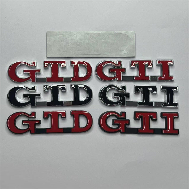 Suitable for POLO Golf GTI car logo, leaf board car logo, rabbit car sticker, personalized modification, tail label decorative sticker