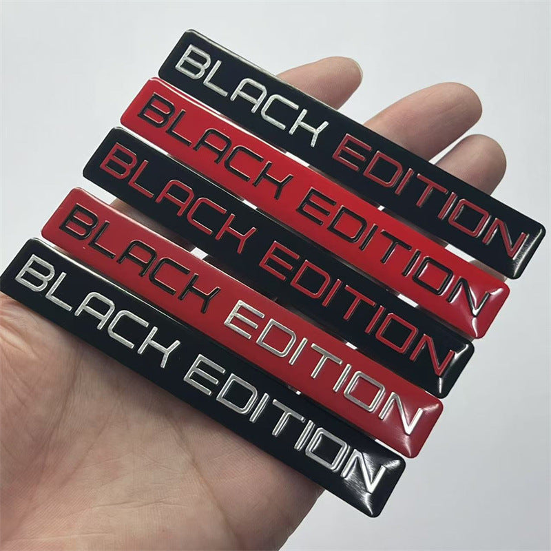 Black edition sticker, badge, Darth Vader metal sticker, all black body sticker rear sticker