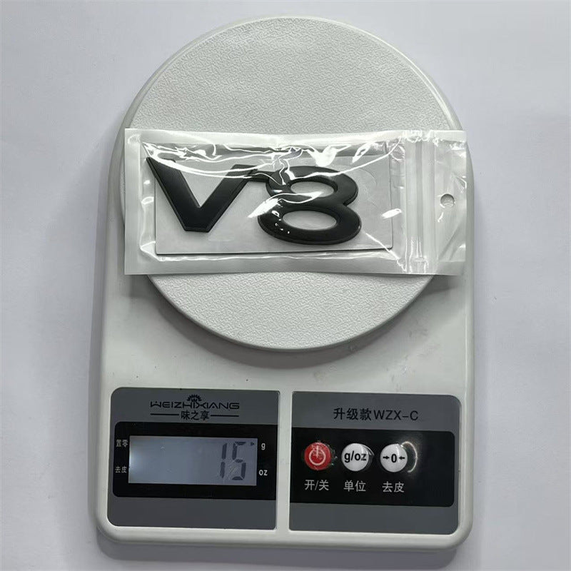 Suitable for Toyota Rand Cooluzer Overbearing Prado Modified V8 Digital English Displacement Standard Metal V8 Side Standard