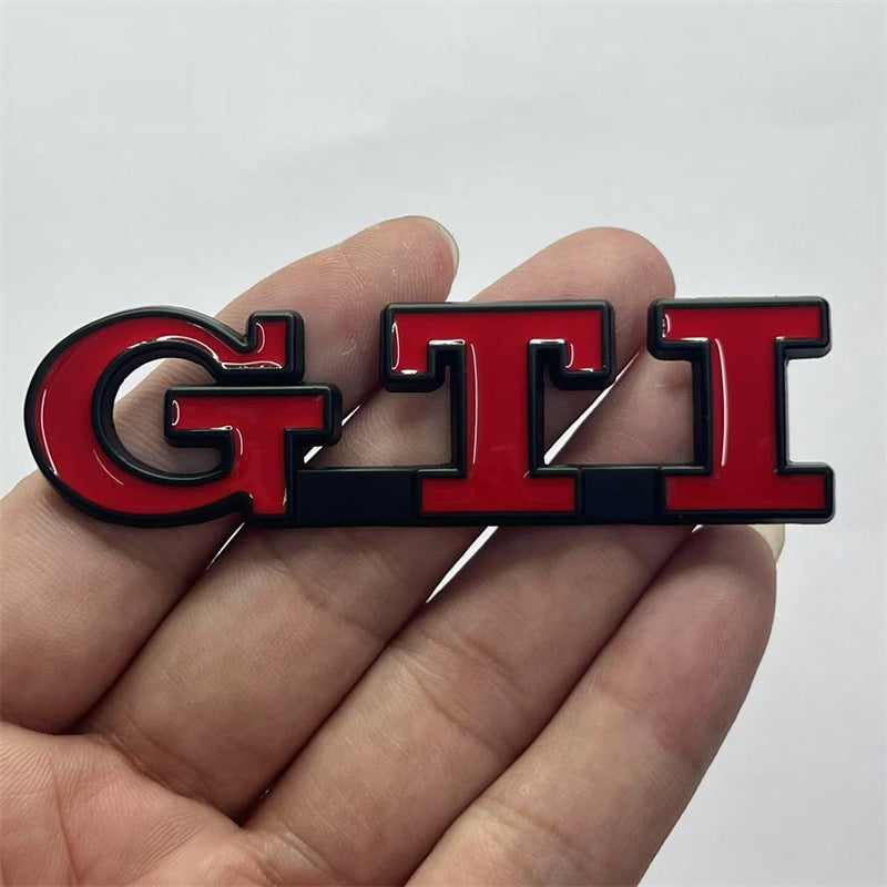 Suitable for POLO Golf GTI car logo, leaf board car logo, rabbit car sticker, personalized modification, tail label decorative sticker