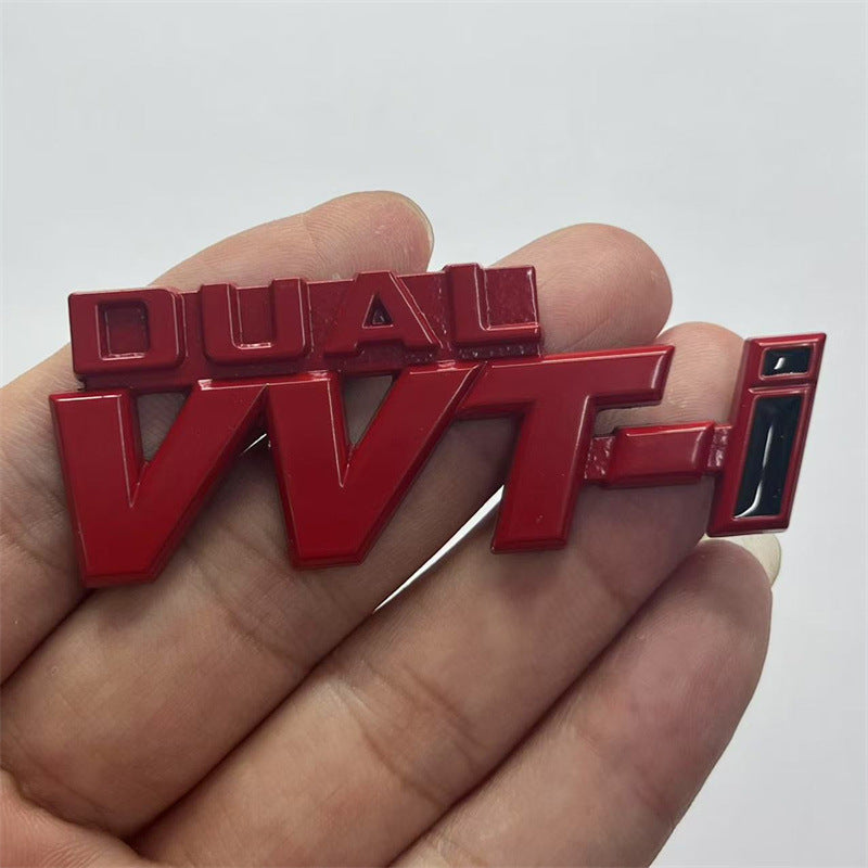 Suitable for Toyota logo DUAL VVT-i logo VVTI letter logo, new and old Corolla Vichy fenders