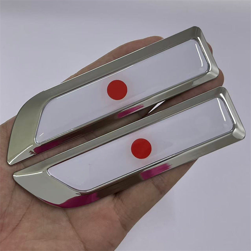 Applicable to automobiles UK Germany France USA Italy China, metal modified fender labeling, side labeling
