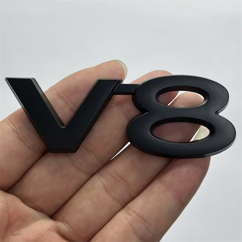 Suitable for Toyota Rand Cooluzer Overbearing Prado Modified V8 Digital English Displacement Standard Metal V8 Side Standard