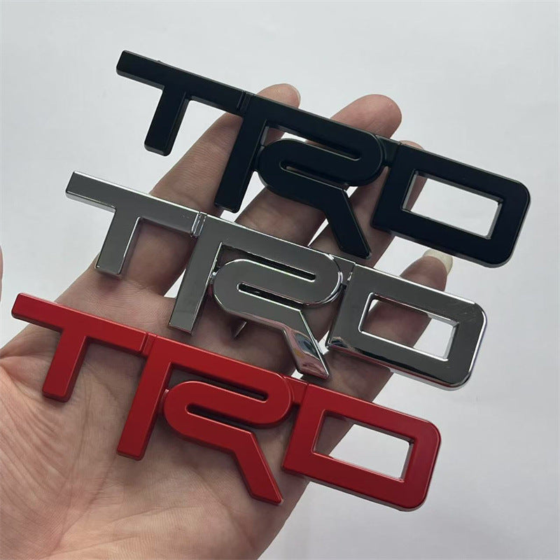 Suitable for modified English TRD car sticker TRD sticker TRD English sticker, rear trunk sticker, new US version