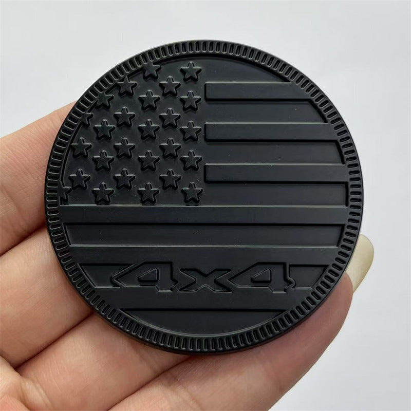 The new 4x4 American flag decorative sticker is suitable for Jeep, Chevrolet, pickup truck modified 4x4 American flag car sticker