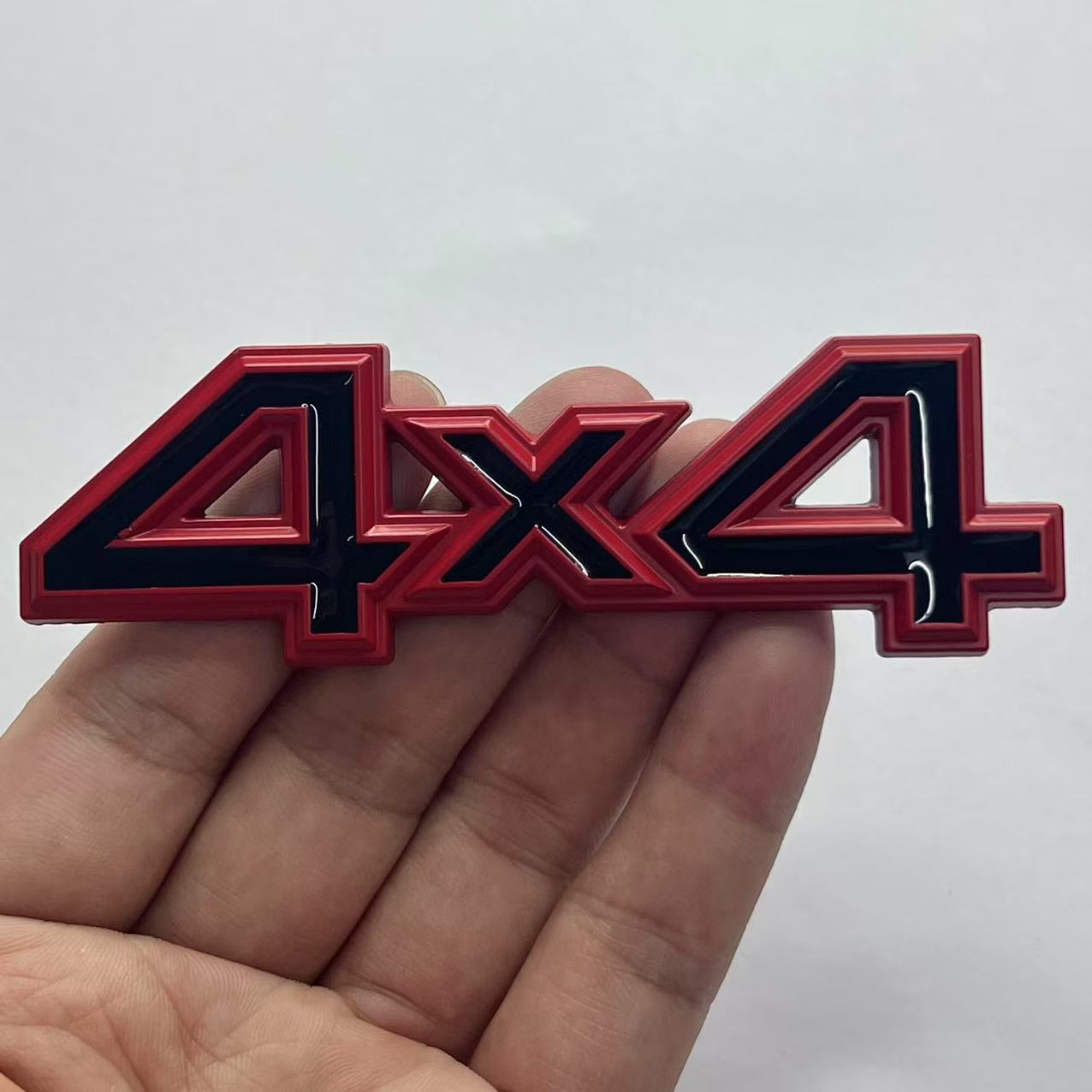 Off-road vehicle 4-wheel drive car sticker 4X4 body sticker modified body tailgate decorative sticker 3D three-dimensional sticker car sticker middle net sticker