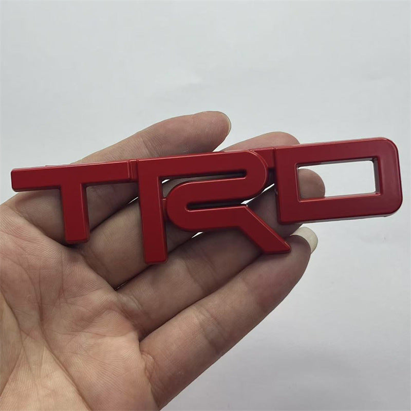 Suitable for modified English TRD car sticker TRD sticker TRD English sticker, rear trunk sticker, new US version