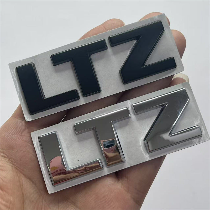 Suitable for Chevrolet Copache Saboban Corvette LTZ car logo, labeling tail label, metal modification label