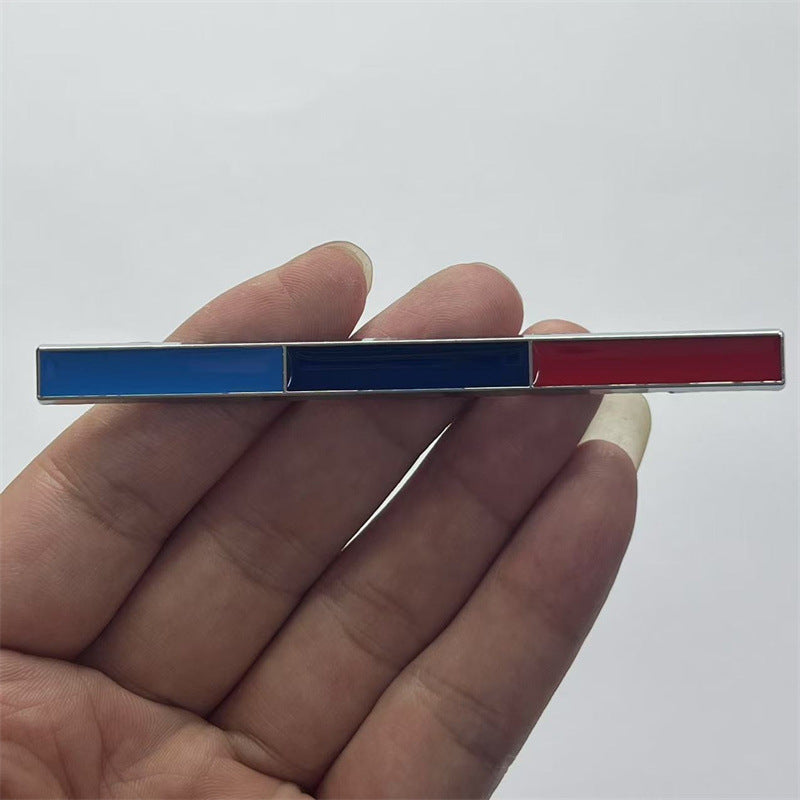 Cross-border hot sale, national flag car sticker, car flag metal side sticker, Germany, Italy, France tail sticker for loading cars