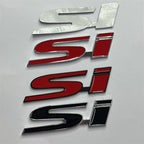 Metal rear tail mark SI modification, car sticker, suitable for Honda, Civic crv XRV crown tail mark side mark