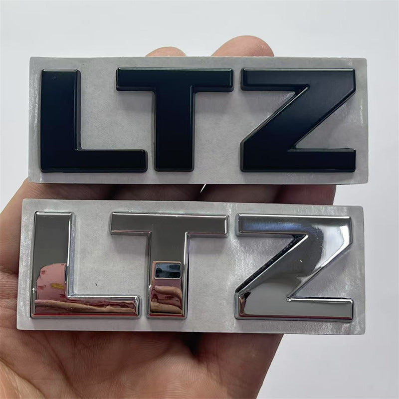 Suitable for Chevrolet Copache Saboban Corvette LTZ car logo, labeling tail label, metal modification label