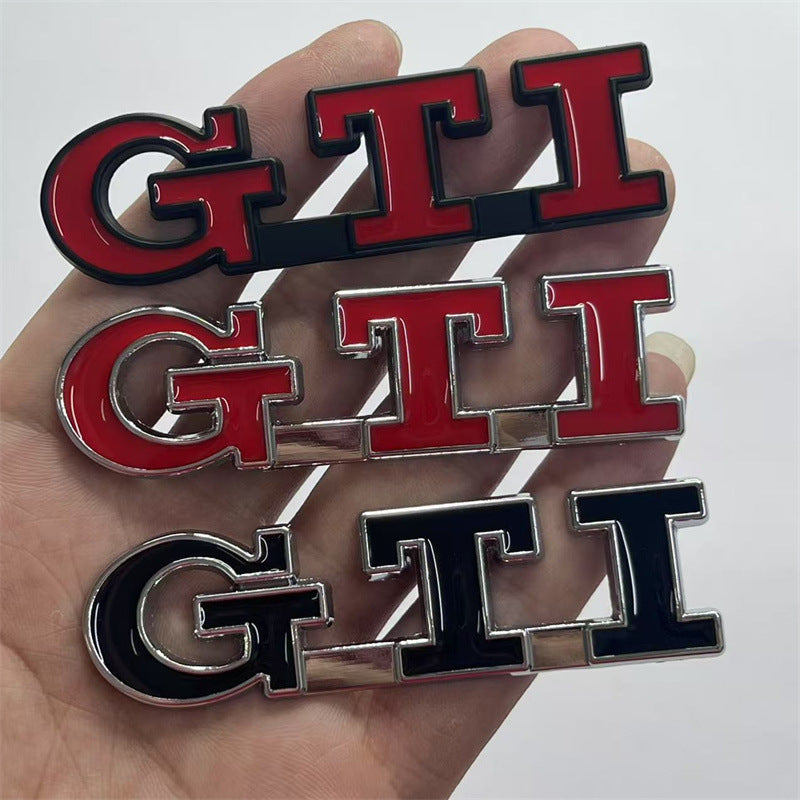 Suitable for POLO Golf GTI car logo, leaf board car logo, rabbit car sticker, personalized modification, tail label decorative sticker