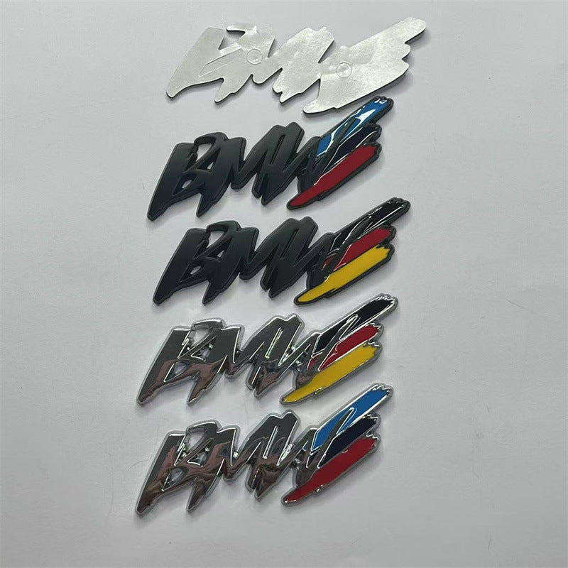 Suitable for BMW BMW fender side sticker M sticker car sticker modified 3 series 5 series X1X3 metal decorative tail sticker